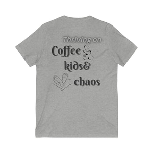 Unisex Jersey Short Sleeve V-Neck Tee
