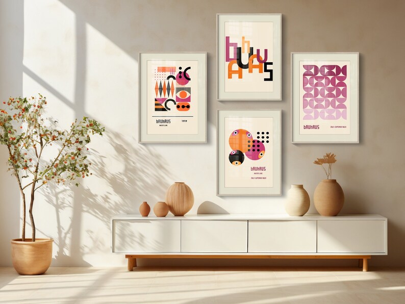 Bauhaus Poster, Bauhaus Art Posters Set of 13 Prints, Bauhaus Wall Art ...