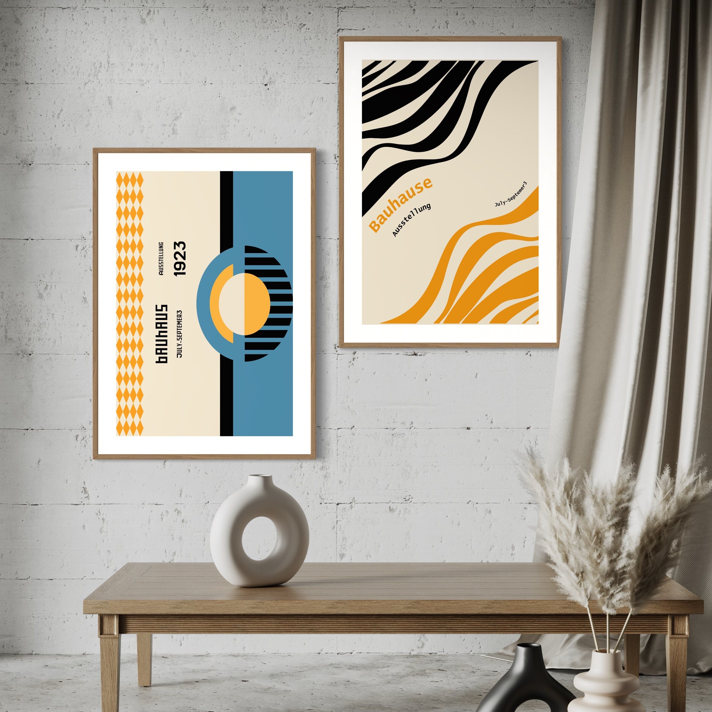 Bauhaus Poster, Bauhaus Art Posters Set of 6 Prints, Bauhaus Wall Art ...