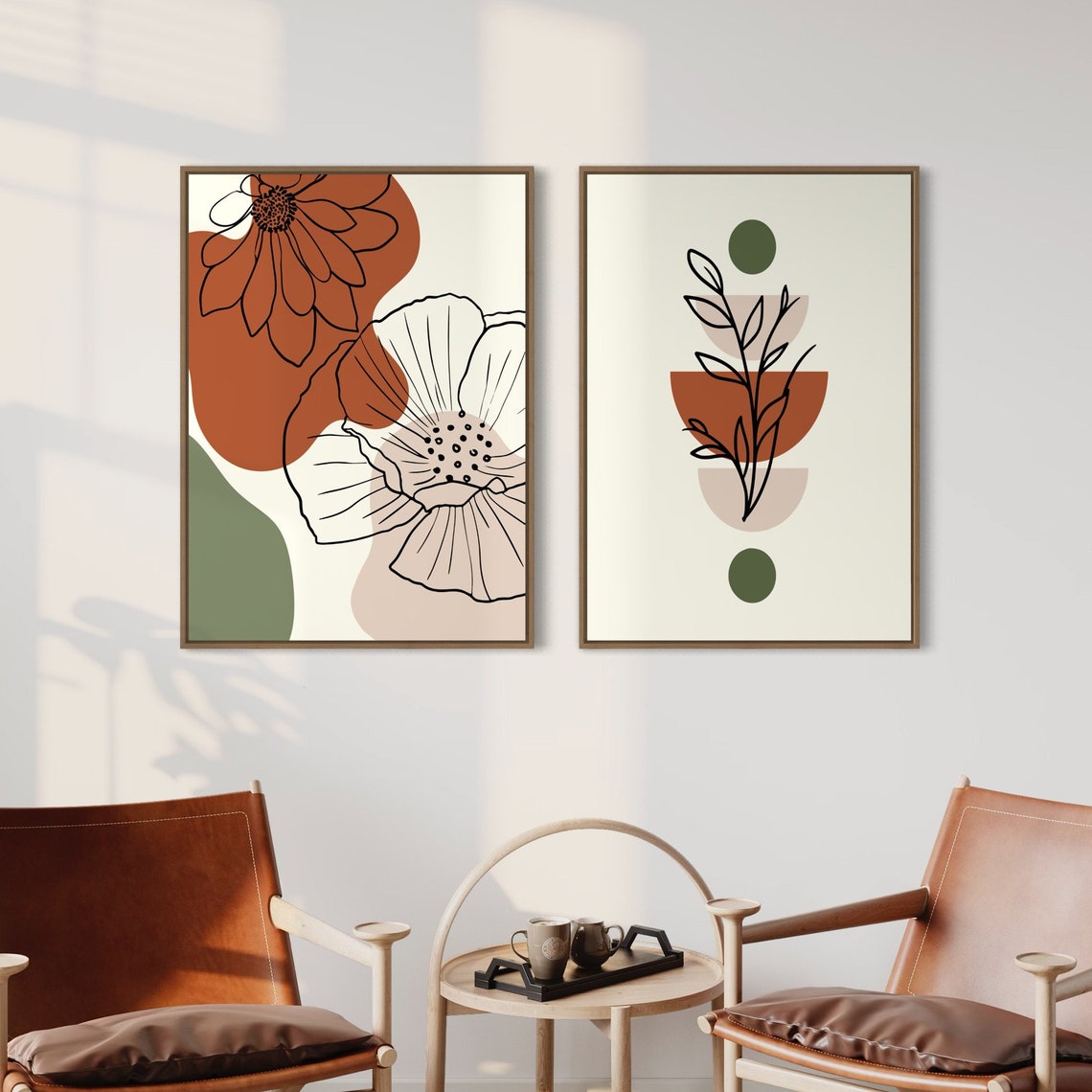 boho kitchen decor boho wall art set of 2 prints... Boho Abstract Wall Art Prints, Boho Wall Decor, Set of 2 Prints, Boho ...