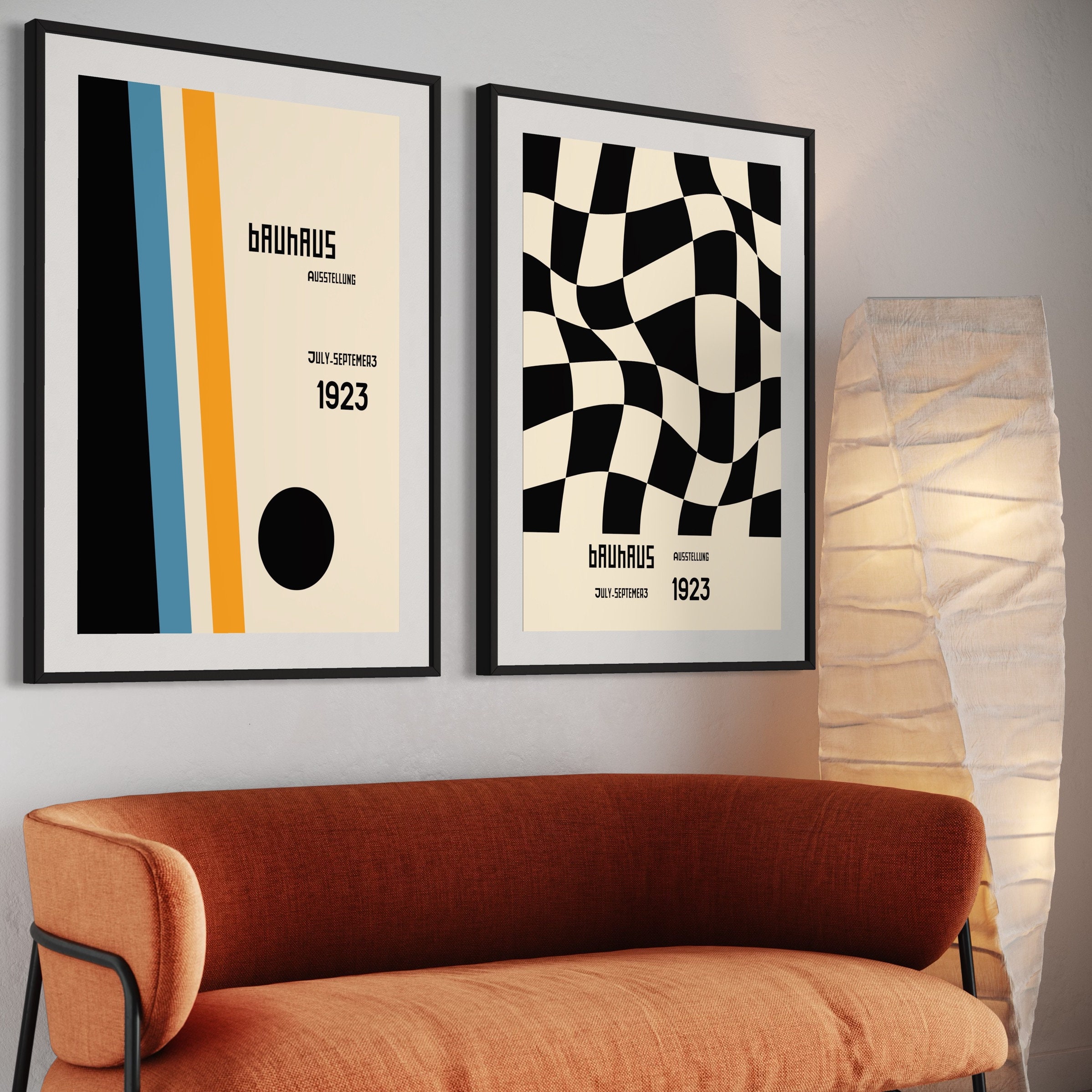 Bauhaus Poster, Bauhaus Art Posters Set of 6 Prints, Bauhaus Wall Art ...