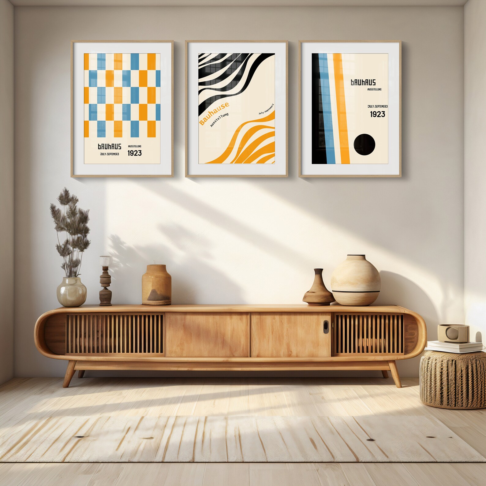 Bauhaus Poster, Bauhaus Art Posters Set of 6 Prints, Bauhaus Wall Art ...
