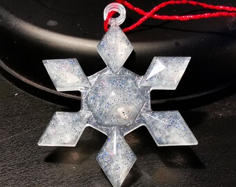 Pendentif étoile en forme de poinsettia, décoration de sapin de Noël, décoration, dans d'autres couleurs sur demande