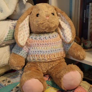 Crochet Sweater for Build-a-Bear FINISHED PRODUCT