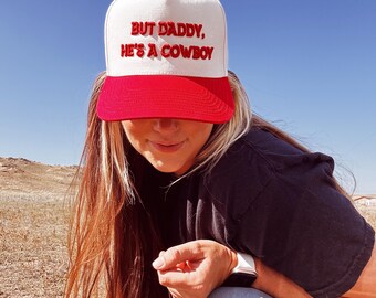 Ma papà, è un cappello da camionista da cowboy - Cappellino da rodeo western / Stile country grintoso