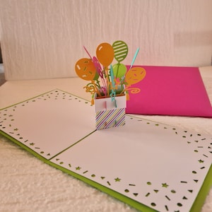 3d Karte, Geburtstag