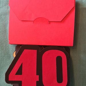 Geburtstagskarte 40 Jahre