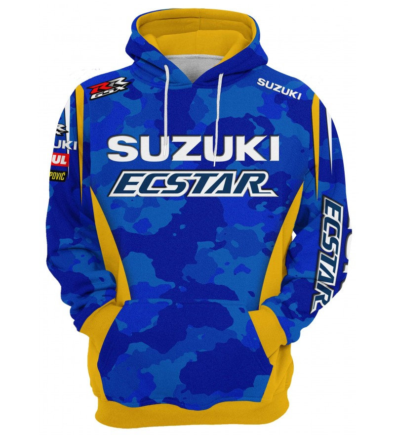 New Sweatshirts Suzuki Ecstar Hoodie Size. S 3XL 4039SW