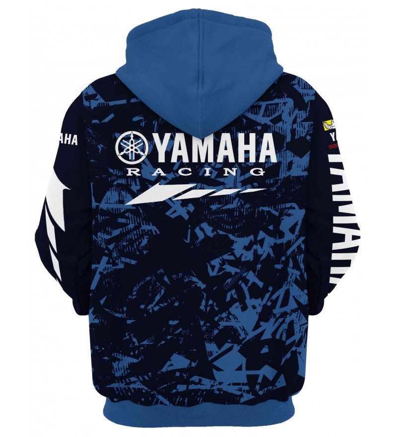 Sweat à Capuche Yamaha Racing Motorstyle - Homme - Tailles S à 3XL - Neuf Sans étiquette