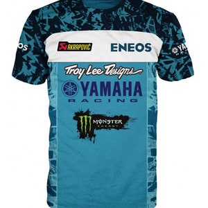 New T-shirt Yamaha Racing Motorstyle Size: S- 5XL 4074 - Etsy