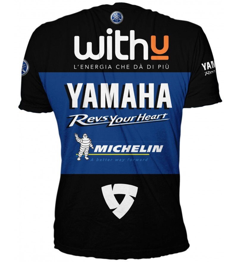Yamaha Team Racing 長袖シャツ Yamaha Team Racing jacket sports Riding Wear bomber Sz Men's