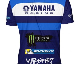 New T-shirt Yamaha Racing Motorstyle Size: S- 5XL 4064 - Etsy