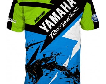 Nueva camiseta Yamaha Racing Motorstyle Tallas: S-5XL 4049