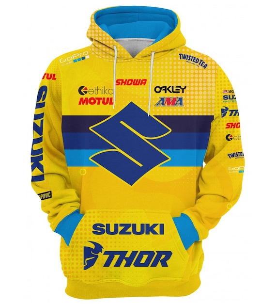 New Sweatshirts Suzuki GoPro Hoodie Size. S 3XL 4082SW