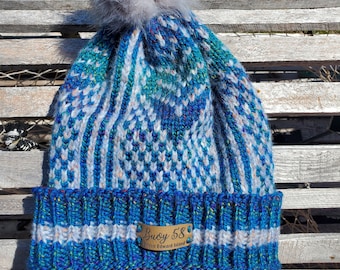 Cappello, cappello invernale, regalo, regalo di Natale, pompon