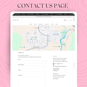 Shopify Luxury Hair Website Template , Premade Hair Website, Shopify Website Theme, Hair Stock Images, Canva, Instant Download image 10