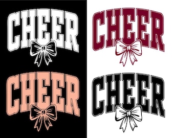 Cheer Mom PNG, Cheer Bow Sublimation Design, Cheerleading PNG, Spirit Squad PNG, Digital Cheer Shirt Design, Cheerleading Mom png