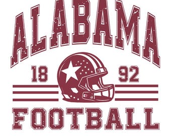 Alabama Roll Tide PNG, Crimson Tide Football Shirt PNG, Bama Football Game Day Sublimation Design, Alabama Sports PNG, Touchdown Season