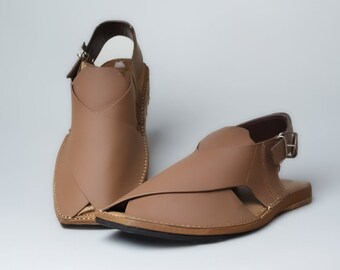 Genuine Leather Handmade Peshawari Chappal,Classic Charsadda Golden Matt Peshawari chappal,Pathaan Chappal,Men Eid footwear,Afghan Footwear