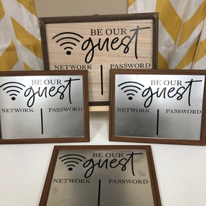 Wifi guest sign