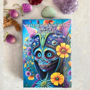 Magnifique ensemble de divination Oracle nouvelle version, jeu de cartes Oracle Visions interdimensionnelles, jeu de cartes Oracle du soi supérieur céleste