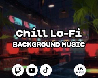 Lo-Fi Chill RnB Background Music, 15 Loopable Tracks (PDF Download)