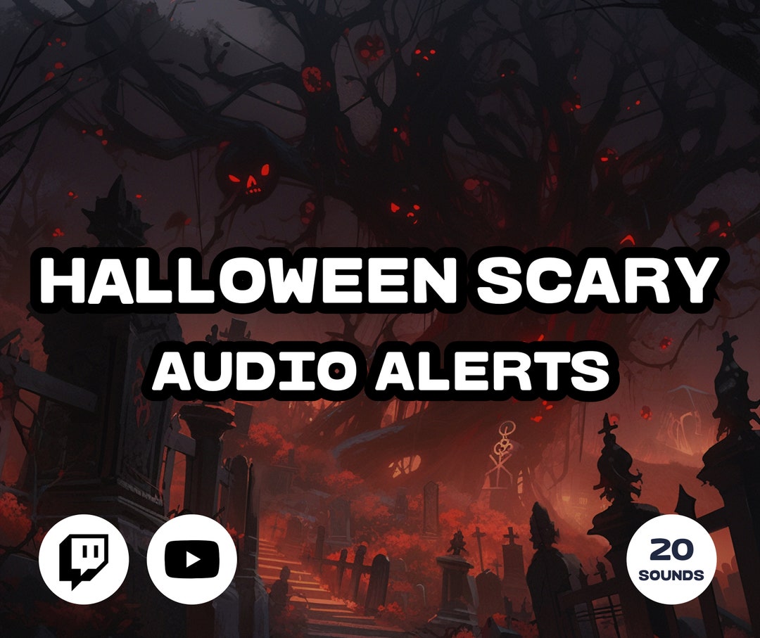 Spooky Audio Clips 20 Halloween Twitch Sound Alerts – Scary Streamer Audio - Etsy
