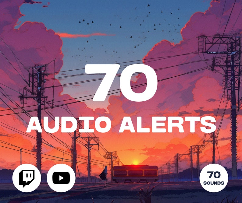 70 Twitch Sound Alerts Lofi, Fantasy, Funny, and Many More