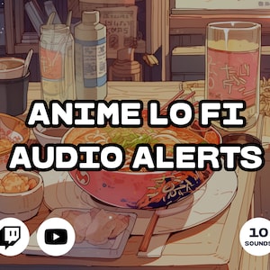 10 Twitch Sound Alerts - LoFi, Fantasy, Anime and many more (notifications, transitions, sound effects for streamers, Vtubers, youtubers)