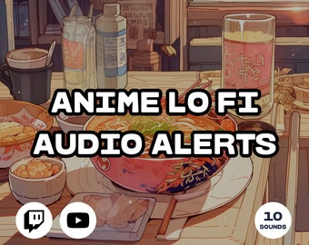 10 Twitch Sound Alerts - LoFi, Fantasy, Anime and many more (notifications, transitions, sound effects for streamers, Vtubers, youtubers)