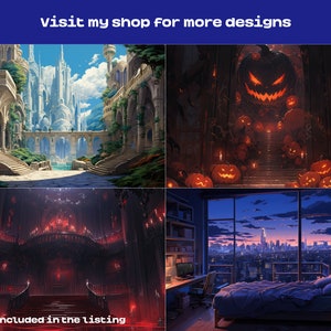 Demonic Hell Animated Backgrounds | Twitch Vtuber Stream Overlay (MP4 ...