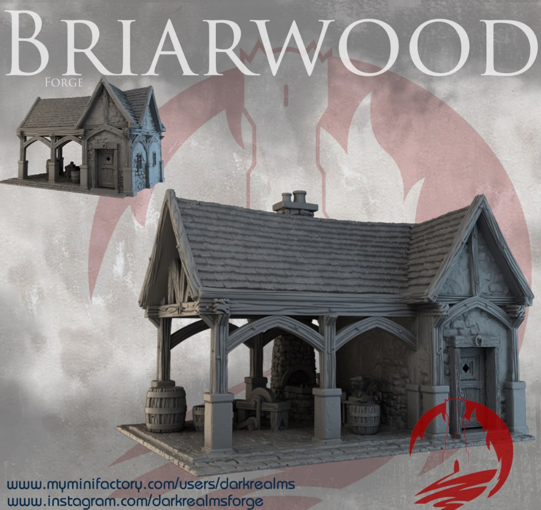 Briarwood 15mm 28mm 32mm Tabletop Wargame Fantasy Building