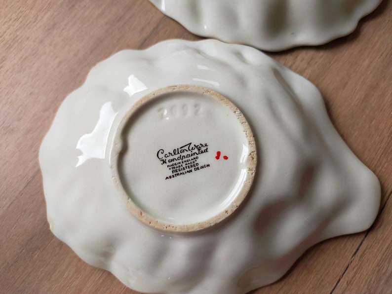 3 Vintage Carlton Ware lettuce and Tomatoes Design Dishes Etsy