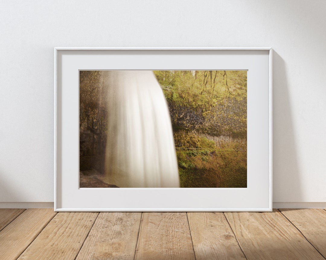 Rustic Style Waterfall Waterfall Photography Print, Rustic Farmhouse Decor, Waterfalls Wall ...