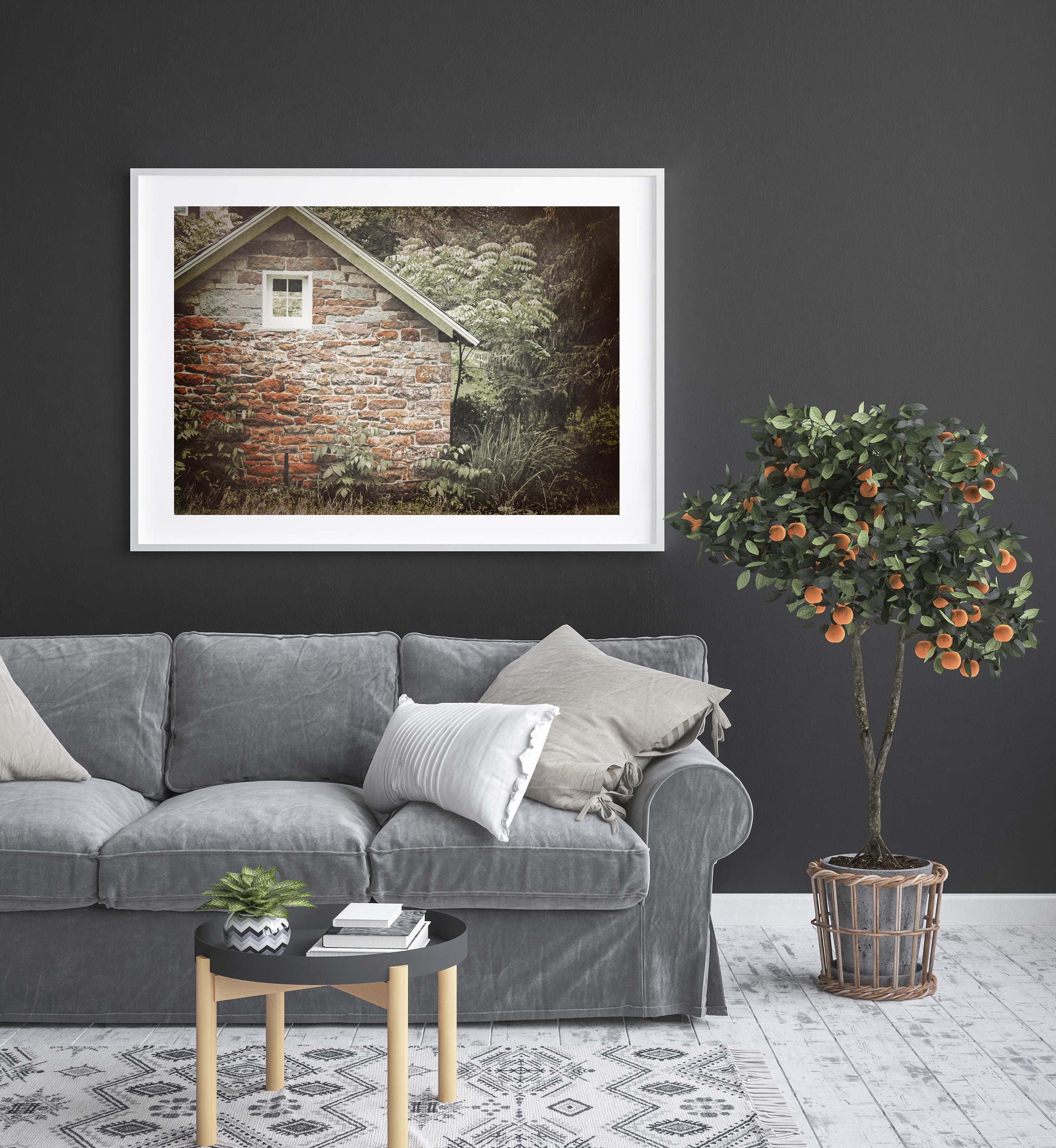 Farmhouse Photography Print Rustic Farm Decor Country Stone - Etsy