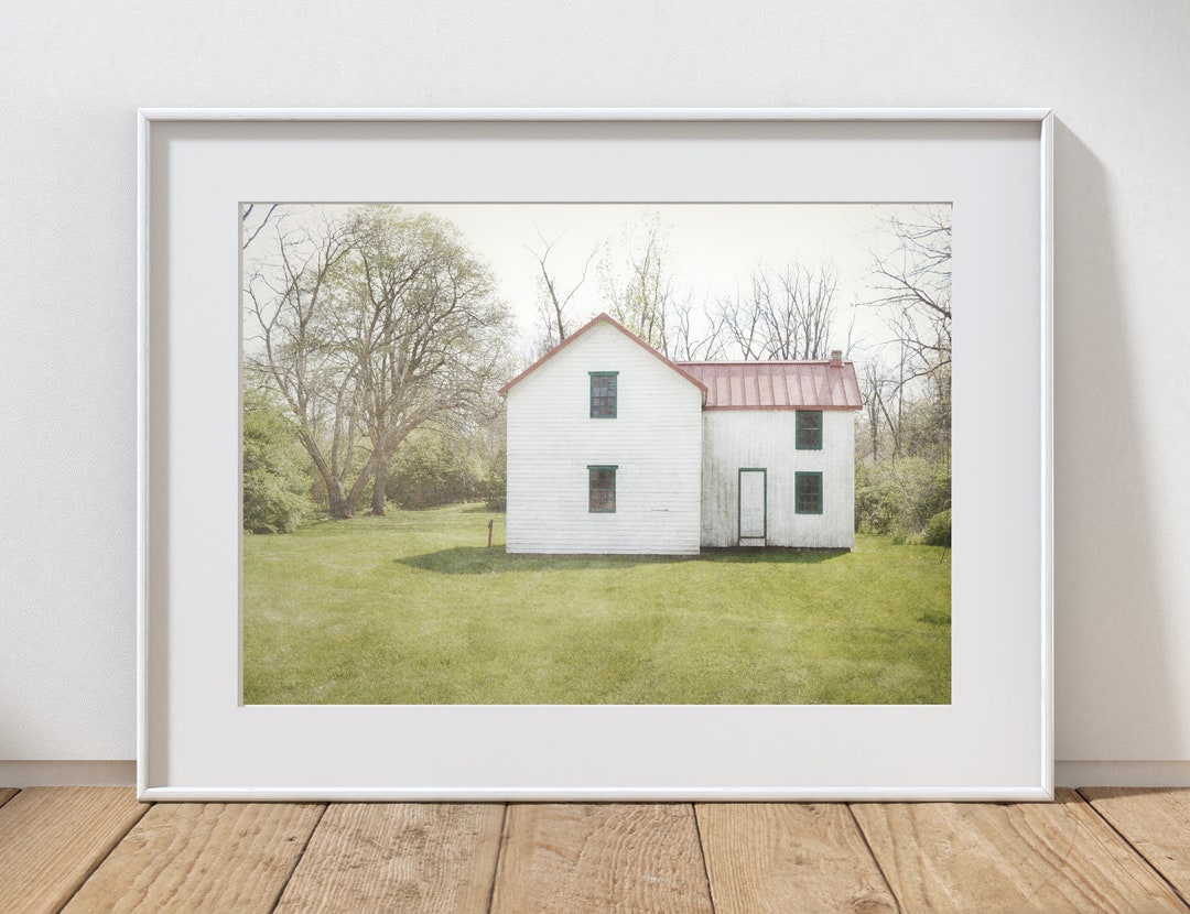 Farmhouse Photography Print, Rustic Home Decor, Minimalist Art, Country ...