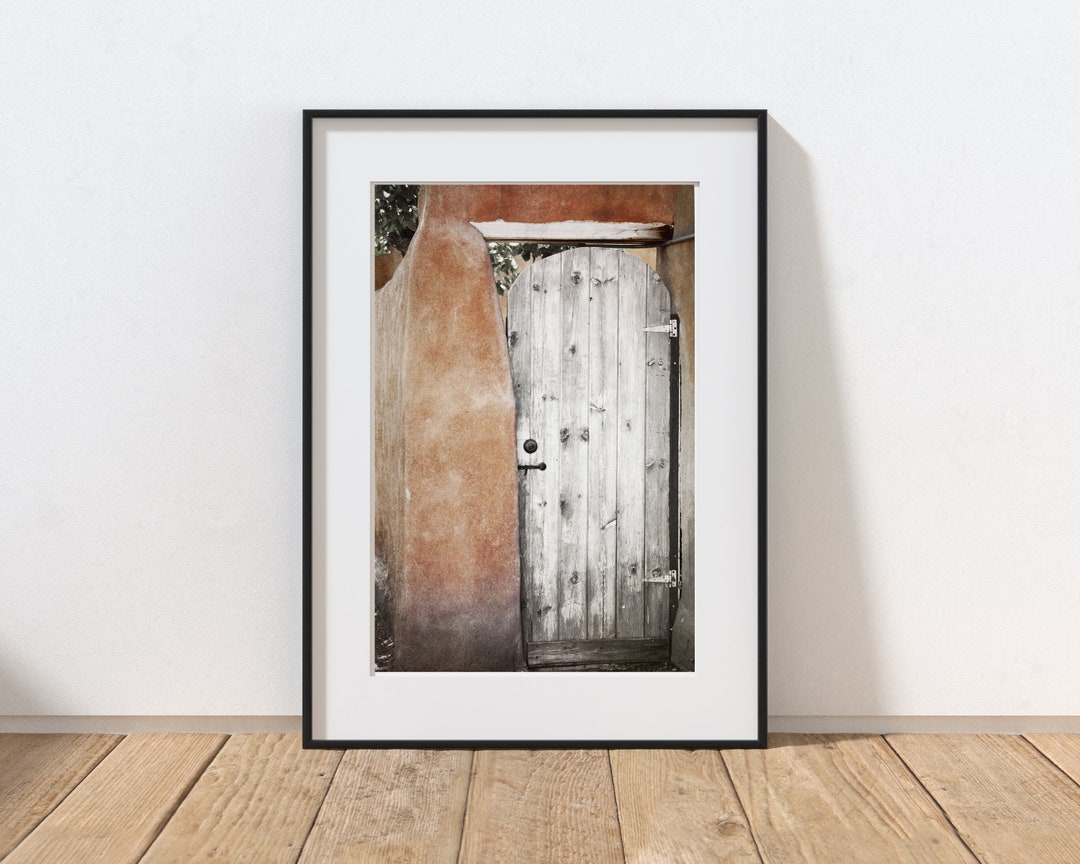 Southwest Door Photography Print, Rustic Farmhouse Decor, Wild West