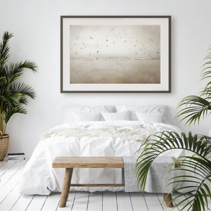 Ocean Photography Print, Rustic Home Decor, Seagulls Art, Birds Art, Cannon Beach Storm, Beach House Art, Oregon Coast, Spring Landscape zdjęcie 5