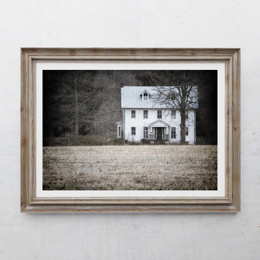 Farmhouse Photography Print, Rustic Home Decor, Vintage Farm, Cornfield ...
