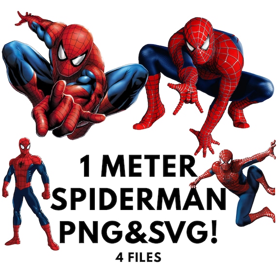 1 meter Spiderman png, Peter Parker png, Avengers png, Superhero png, Spiderman Shirt, Spider gift, Marvel png print, Spiderman png