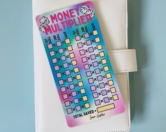 MONEY MULTIPLIER NEW Savings Challenge Game cash stuffing| Budget binder insert budget binders, A6 Cash Envelopes