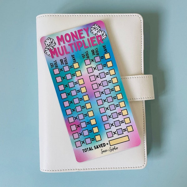 MONEY MULTIPLIER NEW Savings Challenge Game cash stuffing| Budget binder insert budget binders, A6 Cash Envelopes