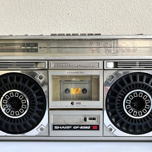 Sharp GF-6060X Radio Cassette Boombox Vintage