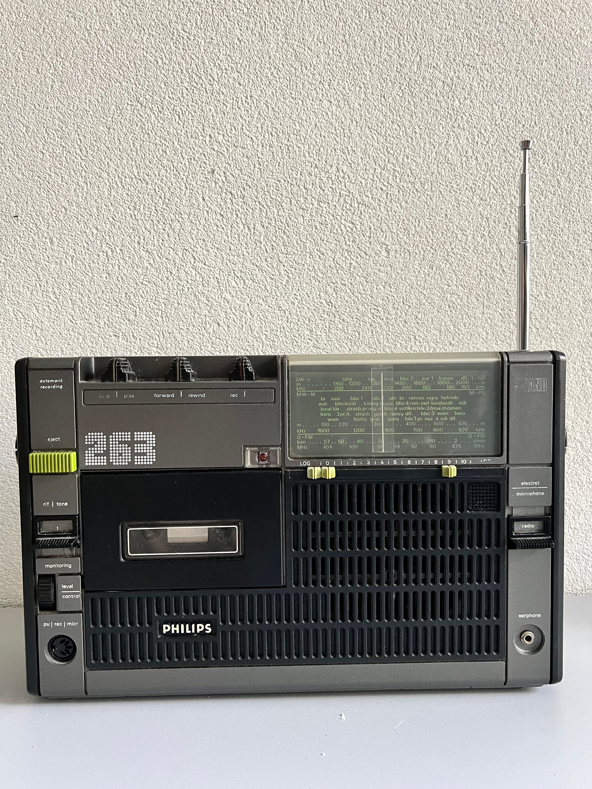 Philips 22RR263 Radio Cassette Boombox Vintage - Etsy