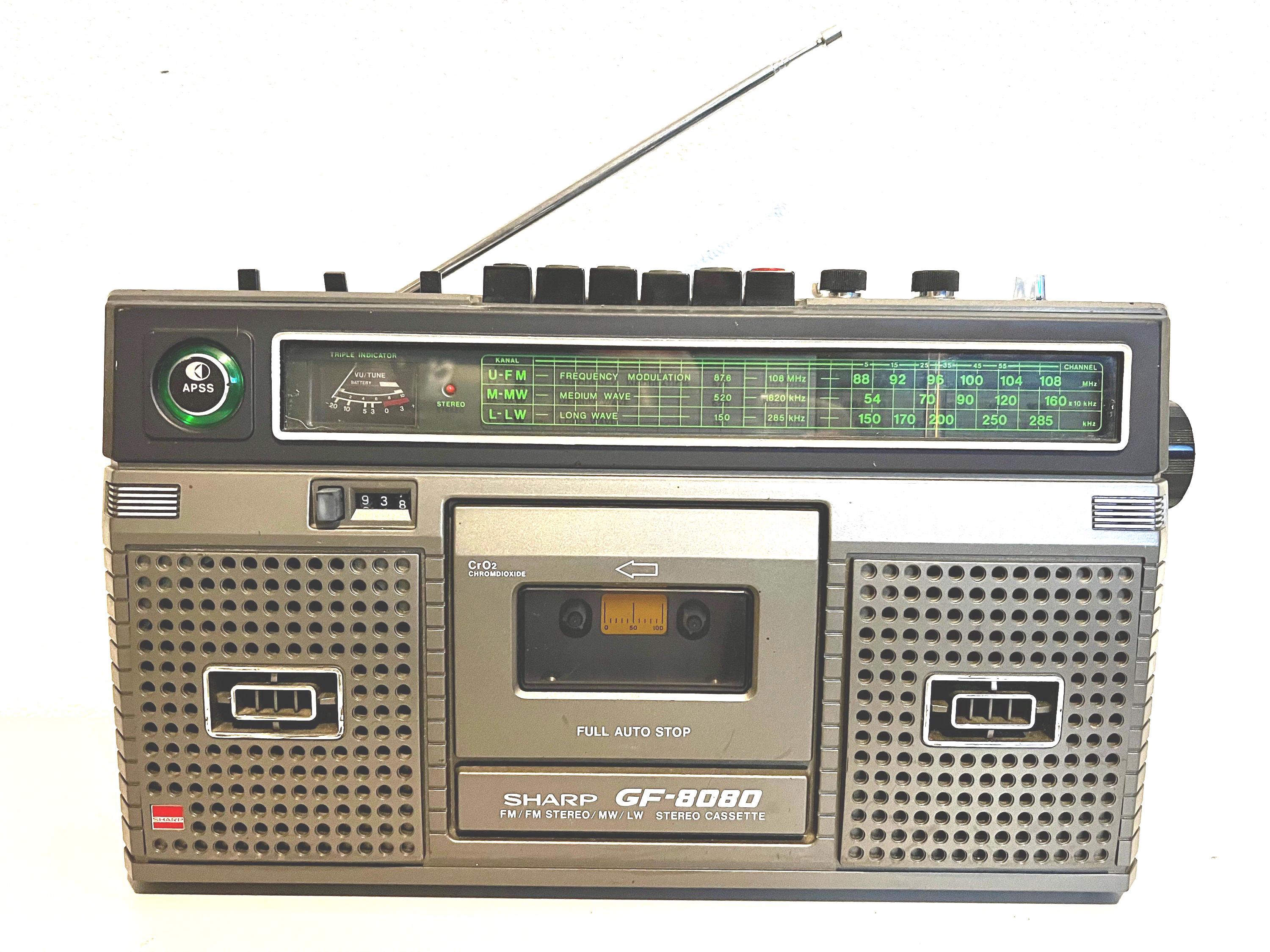 Sharp GF-8080H Radio Cassette Boombox Vintage - Etsy