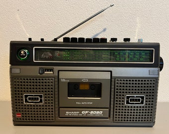 Sharp GF-8080H Radio Kassetten Ghettoblaster Vintage