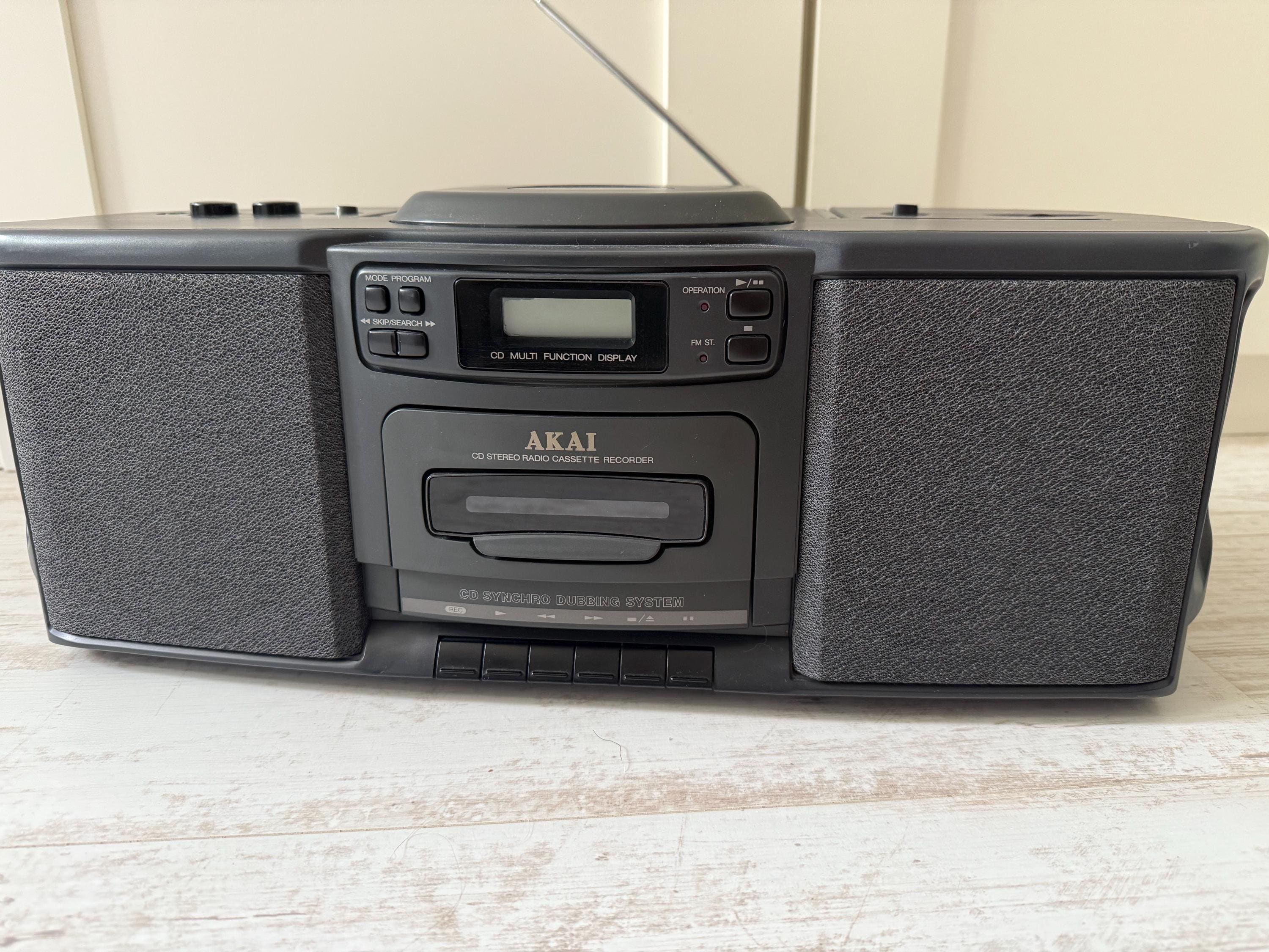 AKAI AJ-303CD Radio Cassette CD Boombox Vintage - Etsy