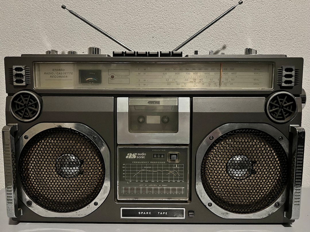 Audiosonic TBS 8900 Radiocassette Boombox Vintage - Etsy