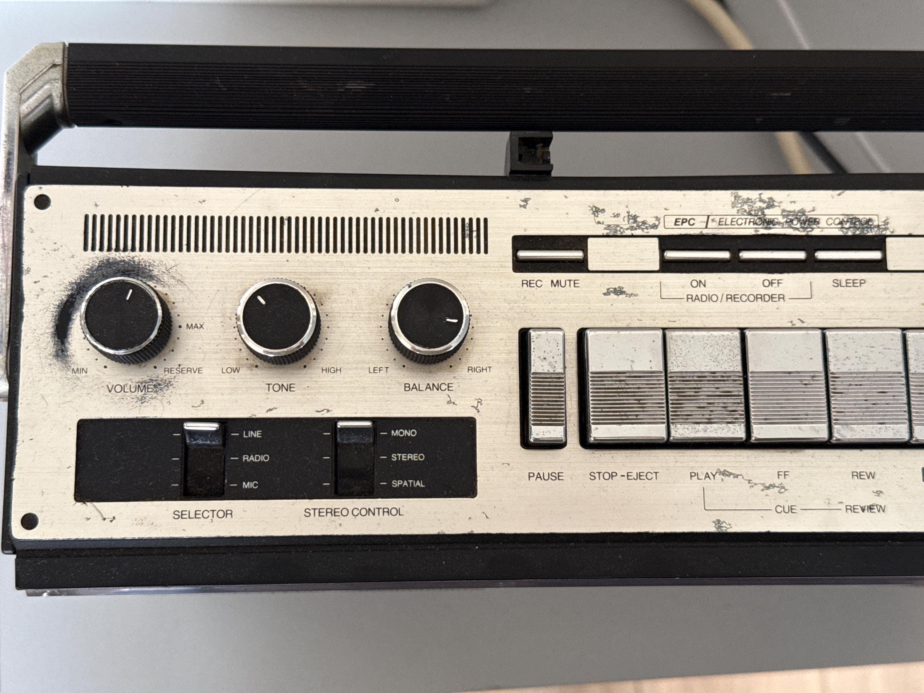 Philips 22RR584 Radio Cassette Boombox Vintage - Etsy Denmark