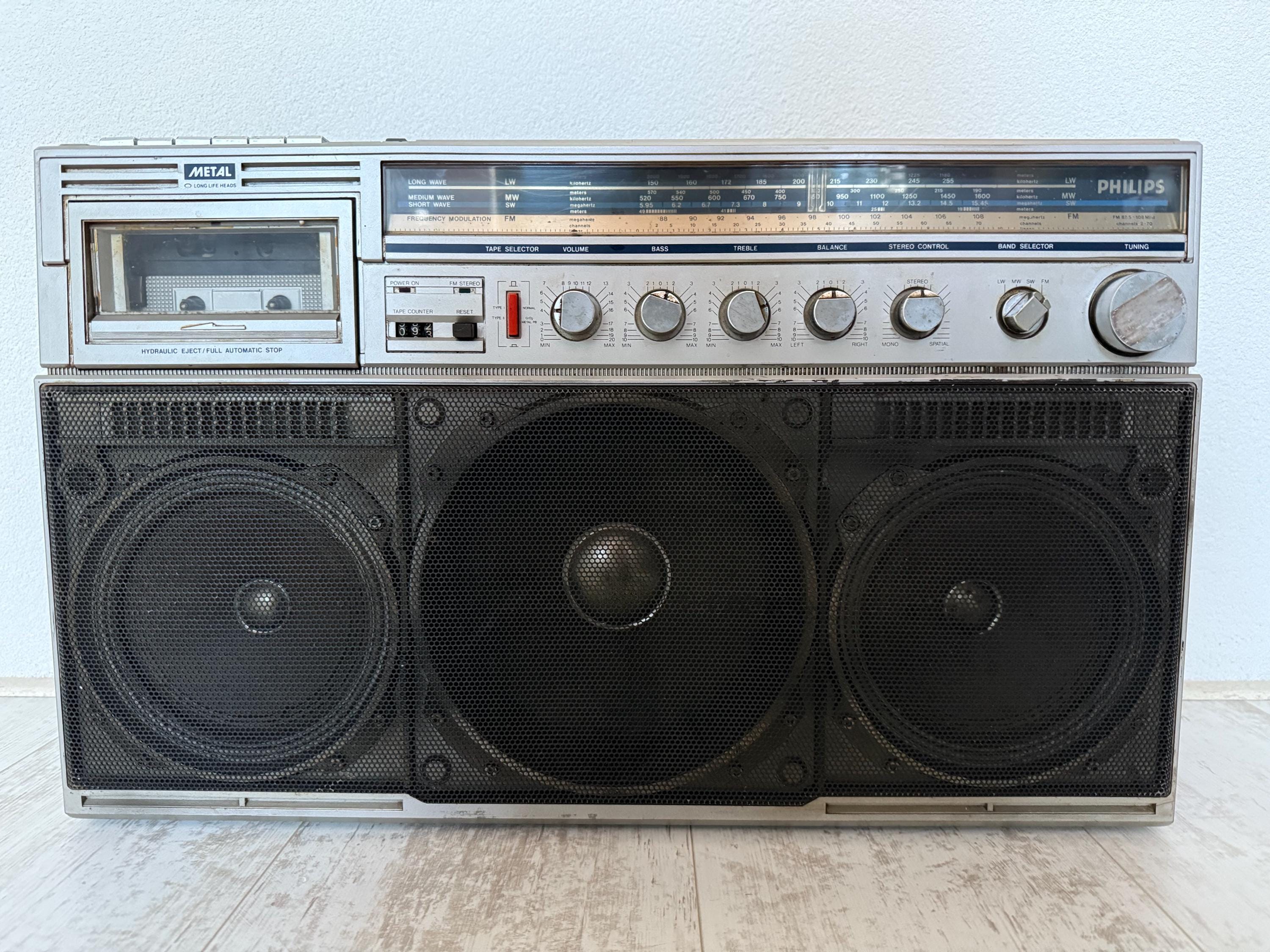 Philips D8444 Radio Cassette Boombox Vintage - Etsy
